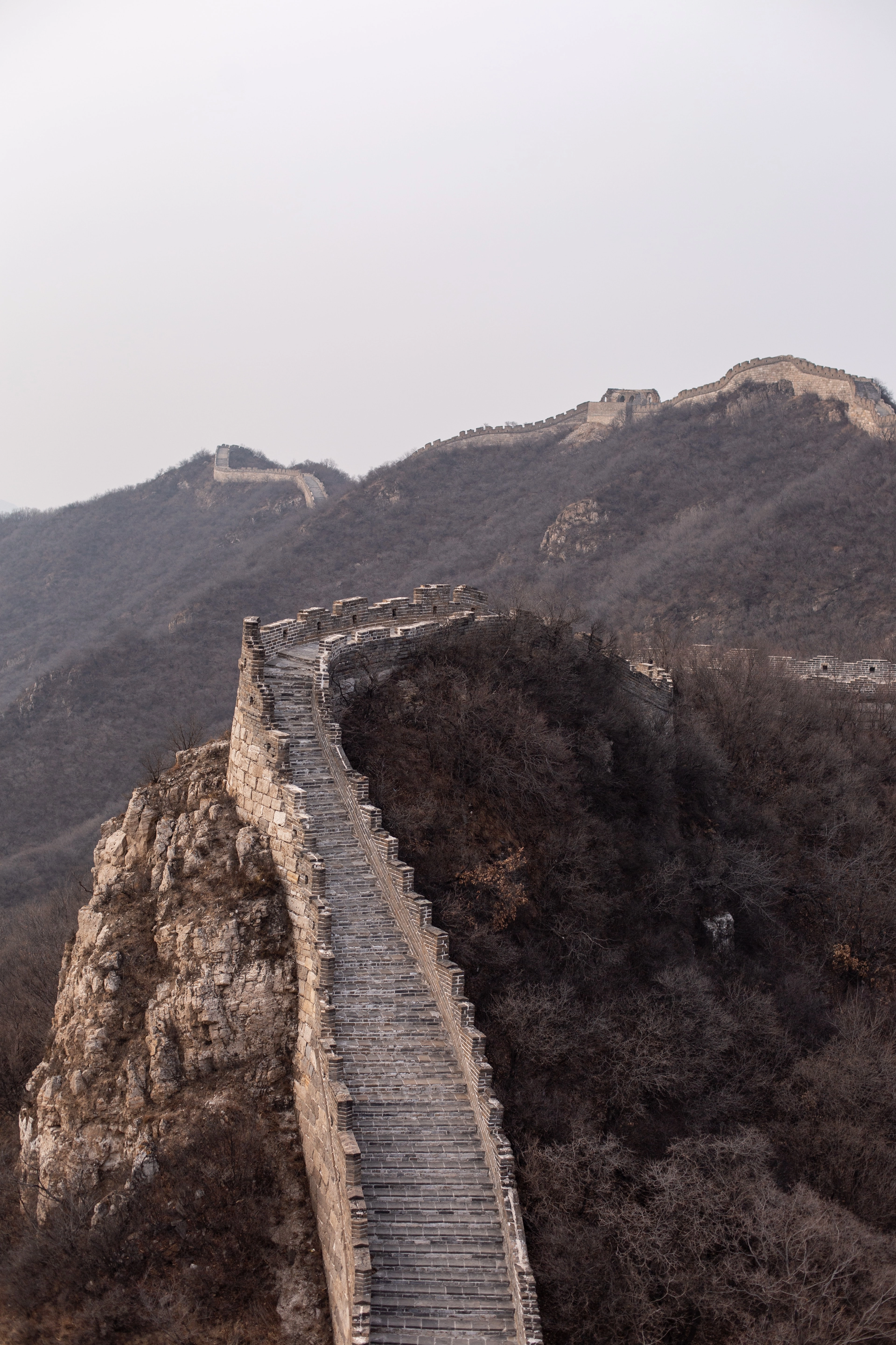 La grande muraille, province de Hebei, Chine